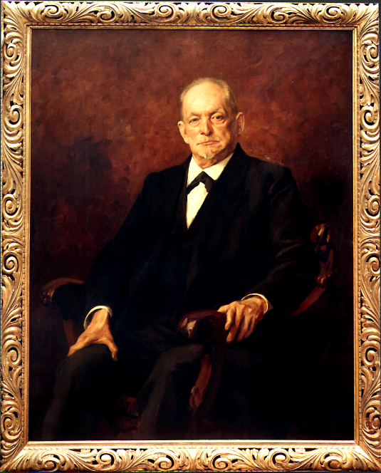 August Thyssen, * 17. Mai 1842 † 4. April 1926, Gemälde von Franz Josef Klemm